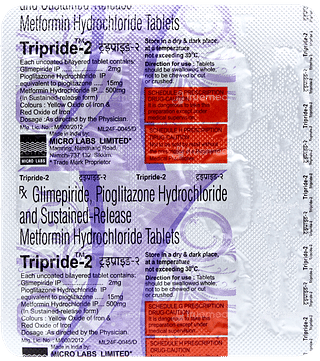 Tripride 2 Tablet 15