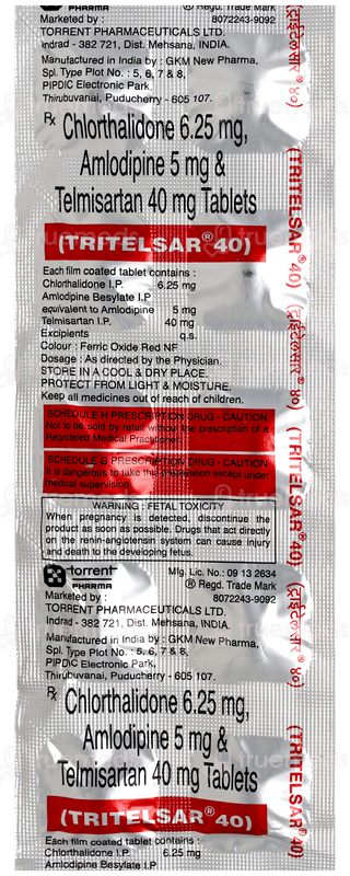 Tritelsar 40 Tablet 10