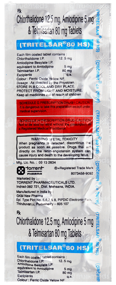 Tritelsar 80 Hs Tablet 10