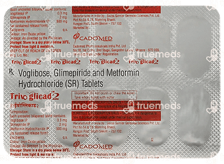 Trivoglicad 0.3/500/2 MG Tablet 10