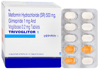 Trivoglitor 1 Tablet 10