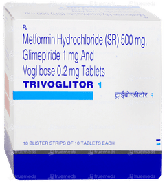 Trivoglitor 1 Tablet 10 Trivoglitor 1 Tablet 10