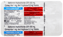 Trivoglitor 1 Tablet 10 Trivoglitor 1 Tablet 10