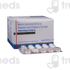 Trivoglitor 2 Tablet 10 Trivoglitor 2 Tablet 10