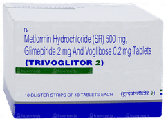 Trivoglitor 2 Tablet 10 Trivoglitor 2 Tablet 10