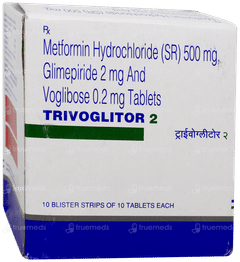 Trivoglitor 2 Tablet 10 Trivoglitor 2 Tablet 10