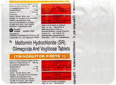 Trivoglitor Forte 1 Tablet 10 Trivoglitor Forte 1 Tablet 10