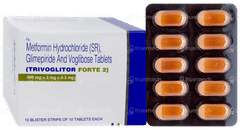 Trivoglitor Forte 2 Tablet 10 Trivoglitor Forte 2 Tablet 10