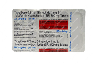 Trivogo 0.2/500/1 MG Tablet Sr 10