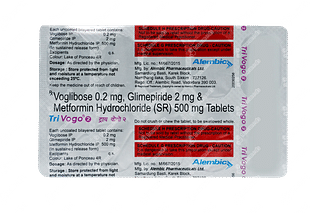 Trivogo 0.2/500/2 MG Tablet Sr 10