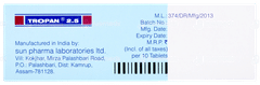 Tropan 2.5 Tablet 10 Tropan 2.5 Tablet 10