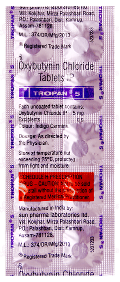 Tropan 5 Tablet 10 Tropan 5 Tablet 10