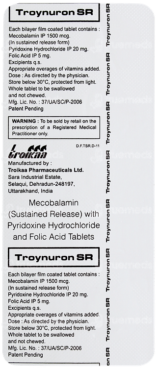Troynuron Sr Tablet 10