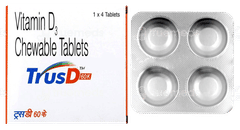 Trus D 60K Chewable Tablet 4