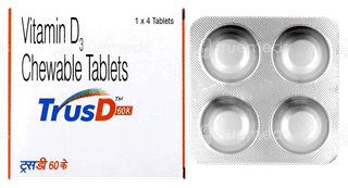 Trus D 60K Chewable Tablet 4