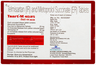 Tsart M 40/25 Tablet 10