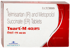 Tsart M 40/25 Tablet 10