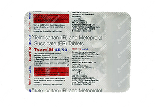 Tsart M 40/50 MG Tablet Er 10