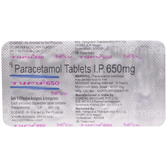 Tyfy 650 Mg Tablet 10 Tyfy 650 Mg Tablet 10
