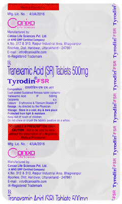 Tyrodin Fsr Tablet 10 Tyrodin Fsr Tablet 10