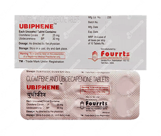 Ubiphene 25/30 MG Tablet 10