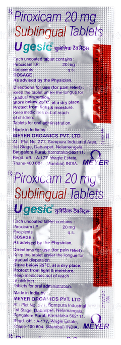Ugesic Sublingual Tablet 10 Ugesic Sublingual Tablet 10