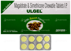 Ulgel Saunf Flavour Chewable Tablet 8 Ulgel Saunf Flavour Chewable Tablet 8