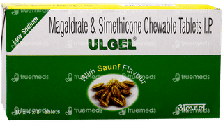 Ulgel Saunf Flavour Chewable Tablet 8