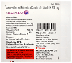 Ultimox Clav 625 Tablet 6