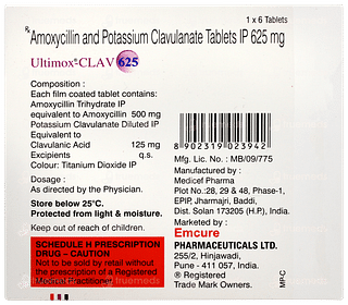 Ultimox Clav 625 Tablet 6