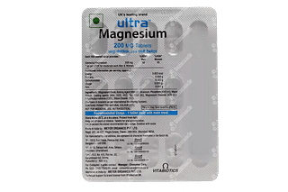 Ultra Magnesium 200 MG Tablet 15