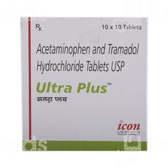 Ultra Plus 325/37.5 MG Tablet 10