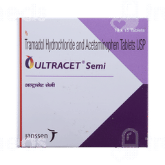 Ultracet Semi 162.5/18.75 MG Tablet 15 Ultracet Semi 162.5/18.75 MG Tablet 15