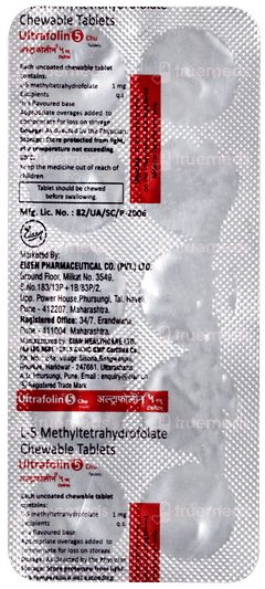 Ultrafolin 5 Chu Chewable Tablet 10