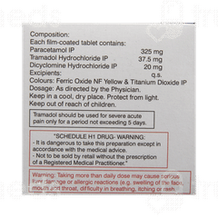 Ultraspas 20/325/37.5 MG Tablet 10