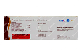 Umafix Cv 200/125 MG Tablet 10