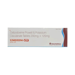 Umoxim Cv 200/125 MG Tablet 10 Umoxim Cv 200/125 MG Tablet 10