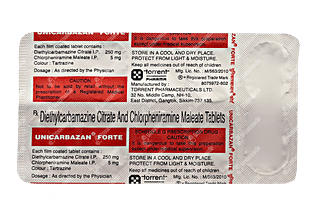 Unicarbazan Forte 250/5 MG Tablet 10