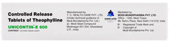 Unicontin E 600 Tablet 10