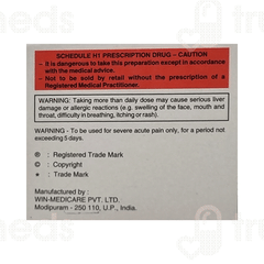 Urgendol P 325/37.5 MG Tablet 10