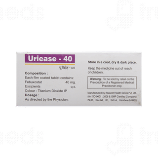 Uriease 40 Tablet 10