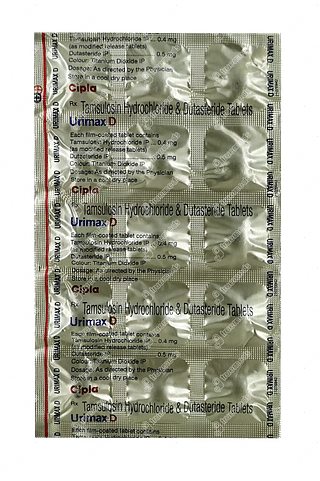 Urimax D 0.4/0.5 MG Tablet 15