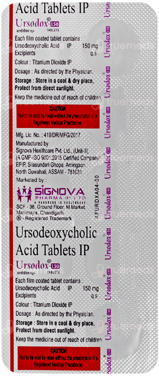Ursodox 150 Tablet 10