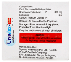 Ursodox 300 Tablet 10 Ursodox 300 Tablet 10