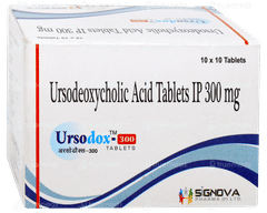 Ursodox 300 Tablet 10 Ursodox 300 Tablet 10