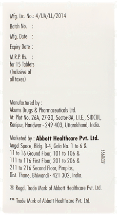 Valance Od 1g Tablet 15