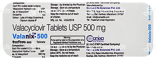 Valanix 500 Tablet 3