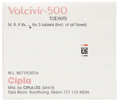 Valcivir 500 Tablet 1