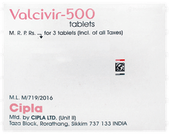 Valcivir 500 Tablet 3