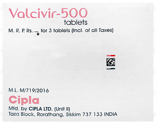 Valcivir 500 Tablet 3